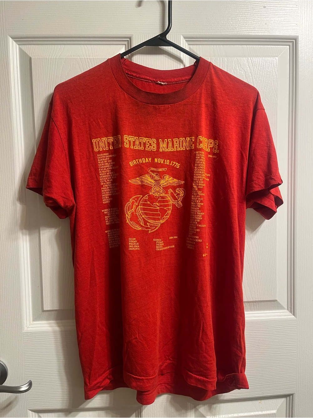 United States Marine Corps Red Graphic Tee